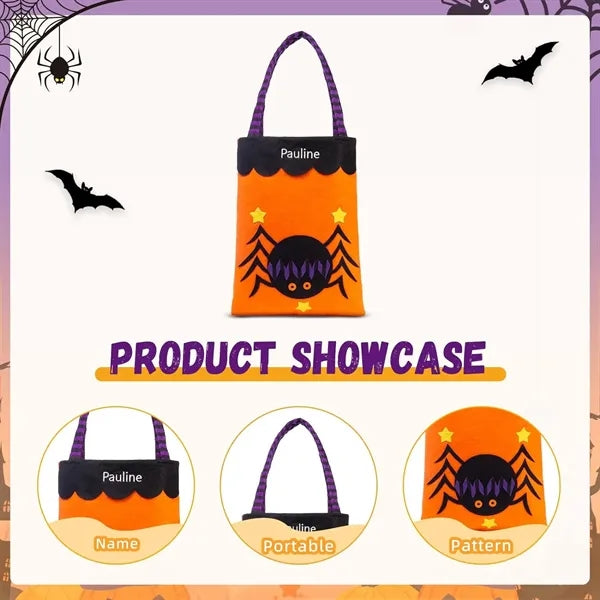 Halloween Ghost Candy Goodie Gift Tote Bag For Kids