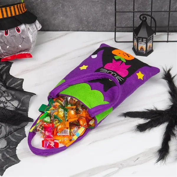 Halloween Ghost Candy Goodie Gift Tote Bag For Kids