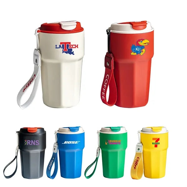 14oz Double-Wall Stainless Steel Coffee Cup