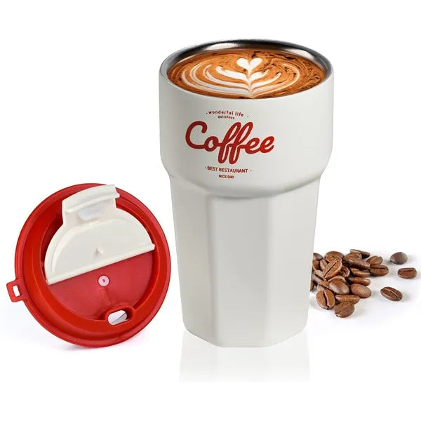 14oz Double-Wall Stainless Steel Coffee Cup