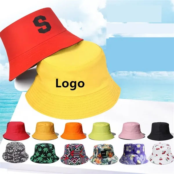 Travel Beach Double-Side Bucket Hat