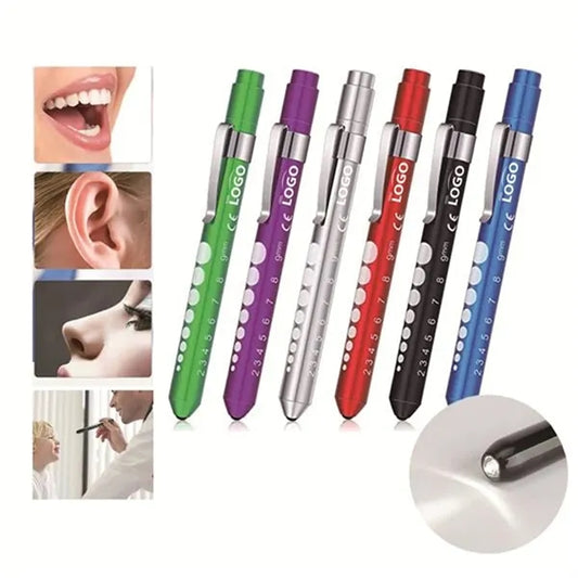 Nurses Doctors Pupil Gauge LED Penlight