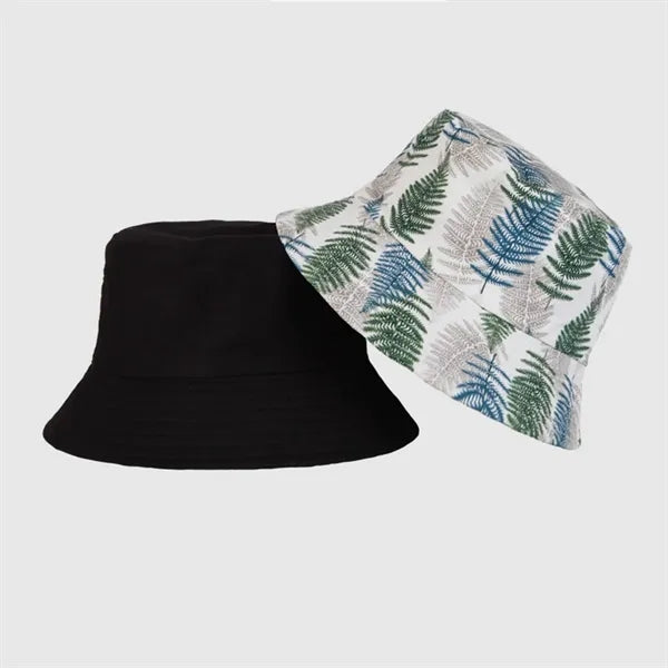 Leaf Printed Personalized Shade Bucket Hat