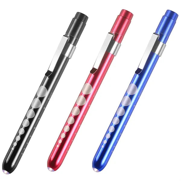 Nurses Doctors Pupil Gauge LED Penlight