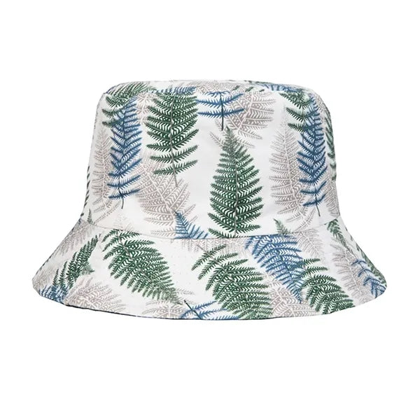 Leaf Printed Personalized Shade Bucket Hat