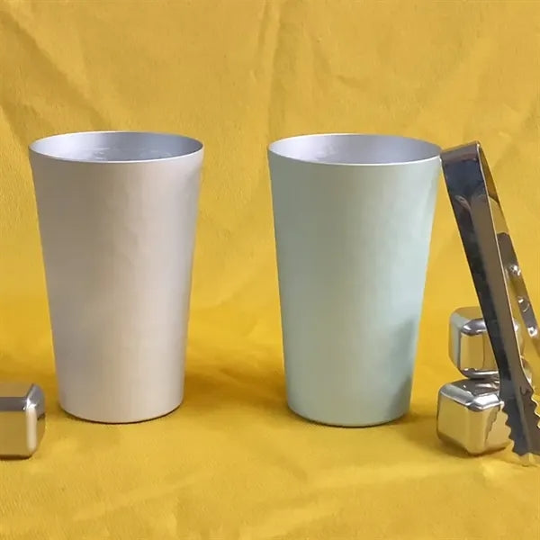 12 oz color changing aluminum refrigerated drink cup
