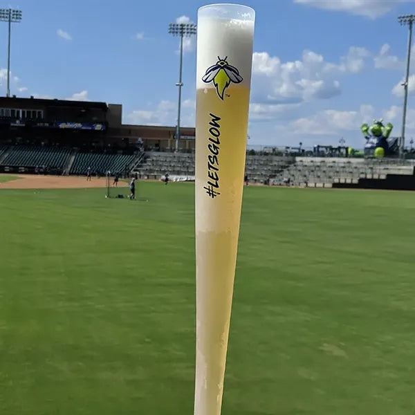20 oz plastic baseball bat shaped beer mug