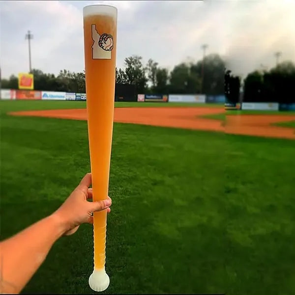 20 oz plastic baseball bat shaped beer mug