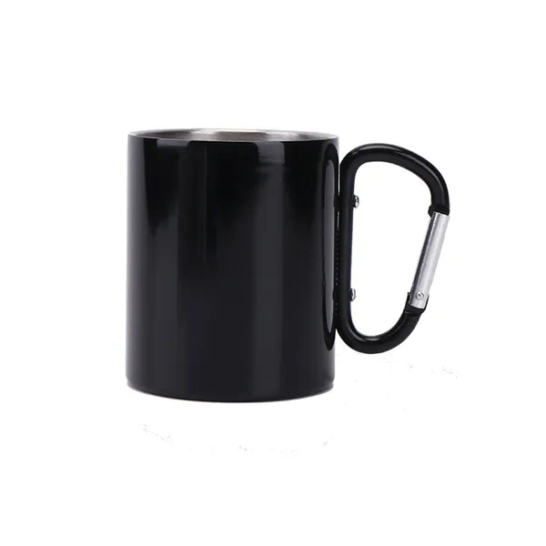 10 oz. Stainless Steel Double Wall Camping Mug with Handle