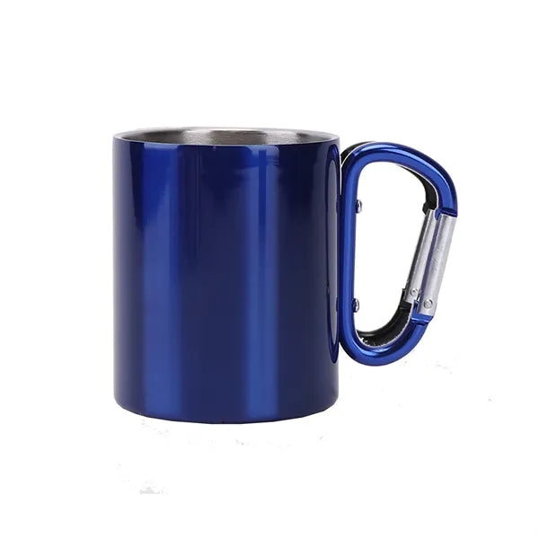 10 oz. Stainless Steel Double Wall Camping Mug with Handle