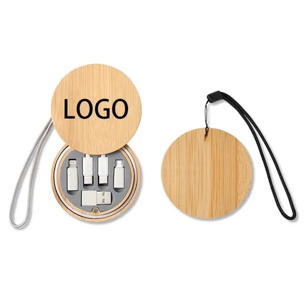 3-in-1 Bamboo Charging Cable Set