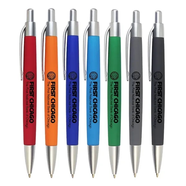 Soft Rubberized Ballpoint Pens