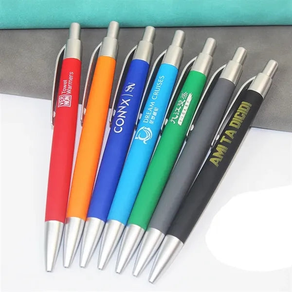 Soft Rubberized Ballpoint Pens