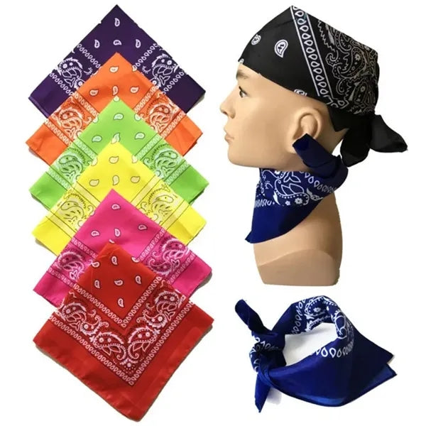 Cotton Bandana Scarf Head Wear