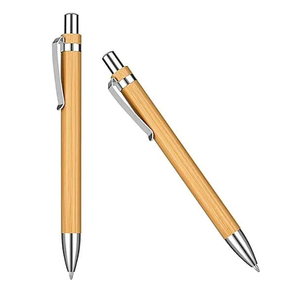 Bamboo Retractable Ballpoint Pen