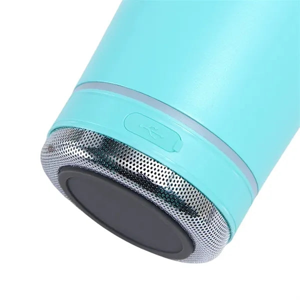 30 oz Stainless Steel Bluetooth Speaker Cup with Straw