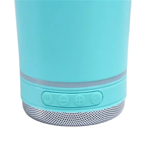 30 oz Stainless Steel Bluetooth Speaker Cup with Straw
