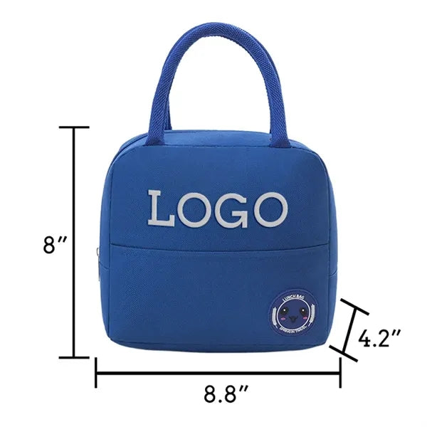 Waterproof 600D Oxford Cloth Lunch Box Insulated Tote Bag