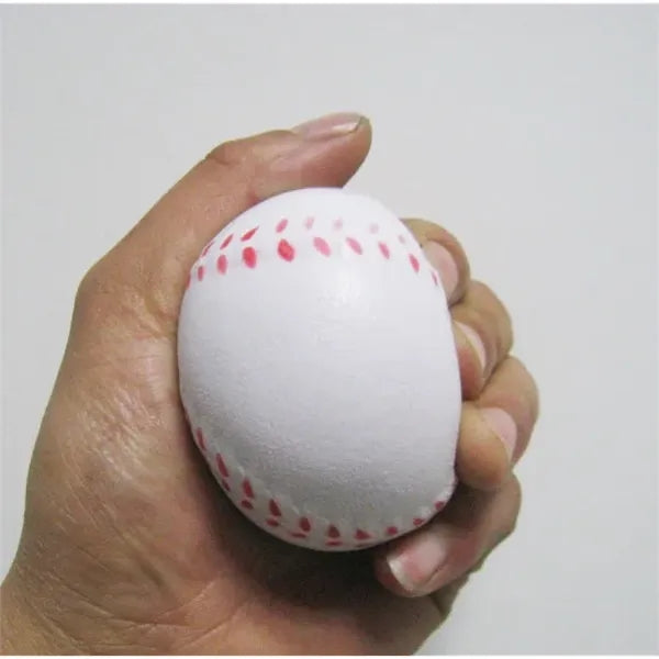 2 4/5" PU Foam Baseball-Shape Squeeze Toy Stress Relief Ball