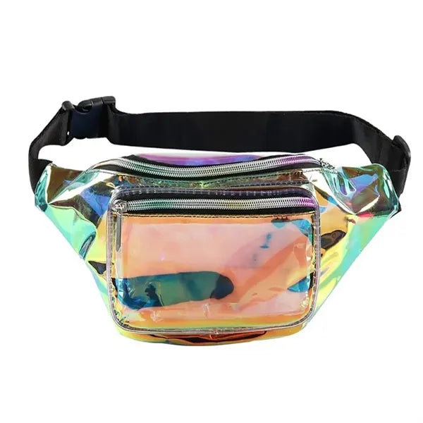 Holographic PVC Belt Bag