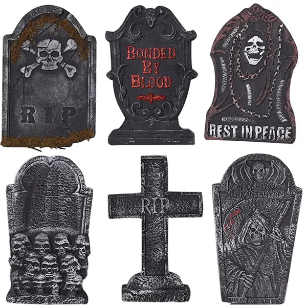Halloween tombstone props