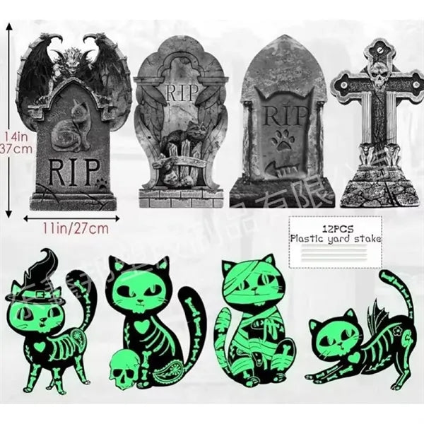 Halloween tombstone props