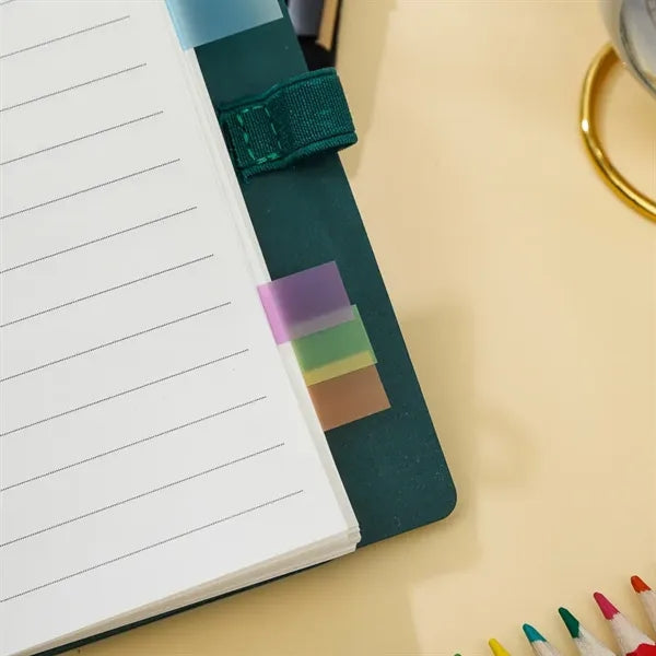 Lined Spiral Notebook Cover Notepad with Pen