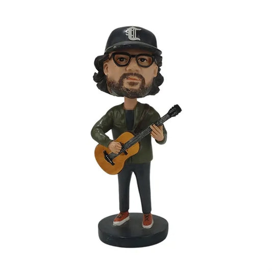 6" Custom Polyresin Bobble Head Figure