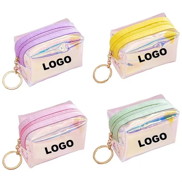 Fashion Laser Iridescent PVC Clear Waterproof Handbags