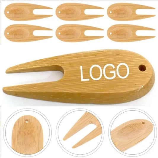 Eco-friendly Bamboo Golf Divot Tool