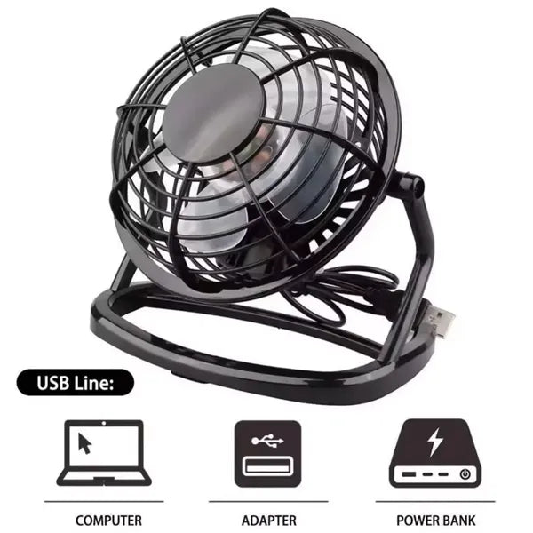 4" USB Plug-In Fan