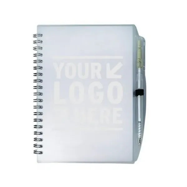 Color-Pro Spiral Unlined Notebook with Pen