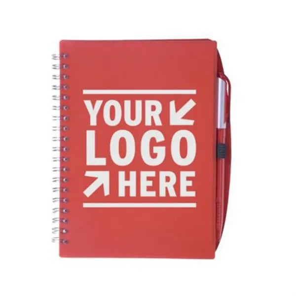 Color-Pro Spiral Unlined Notebook with Pen