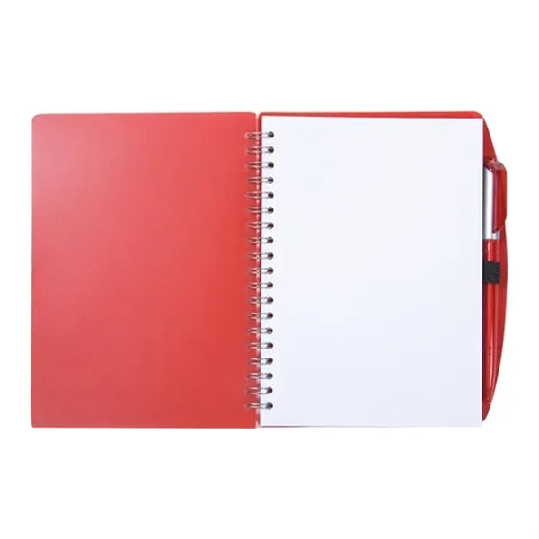 Color-Pro Spiral Unlined Notebook with Pen