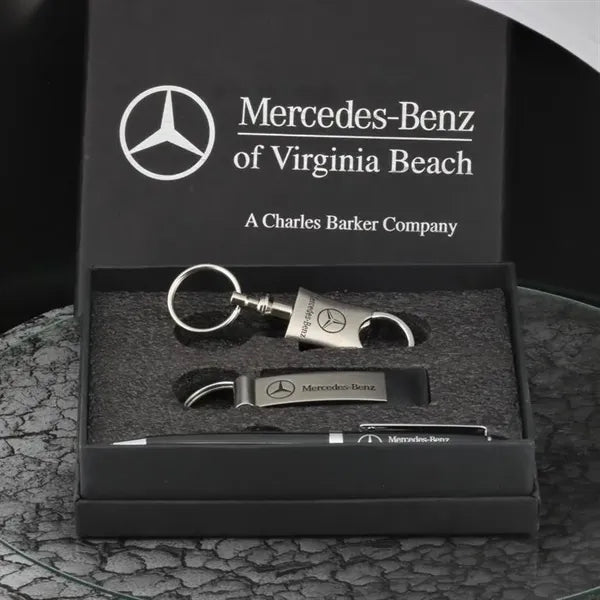 Valet Key Chains and Pen Gift Set
