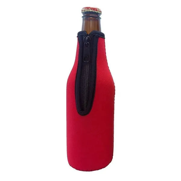 Neoprene beer bottle holder cooler