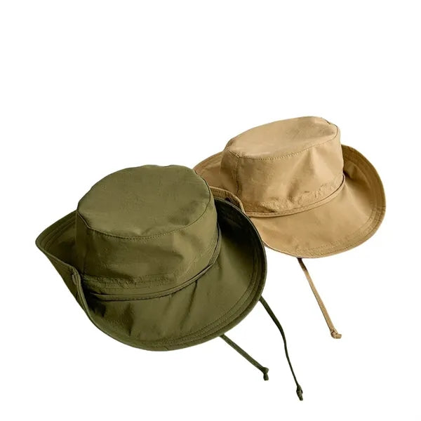 Unisex Waterproof Sun Hat with Snap Button