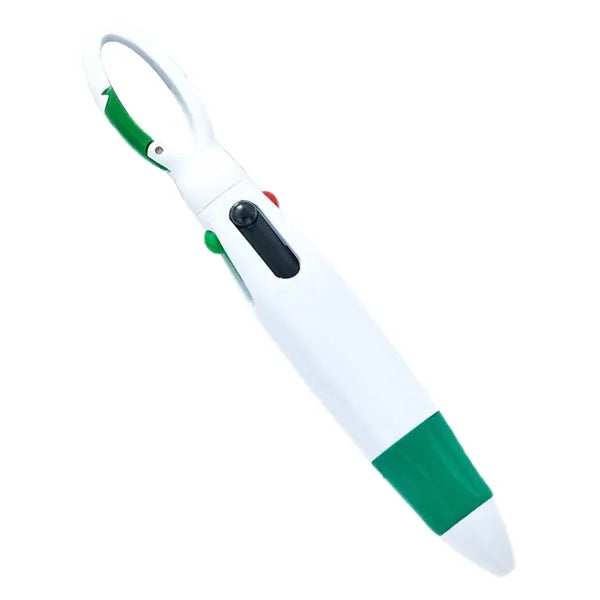 Four-color Ballpoint Pen With Buckle