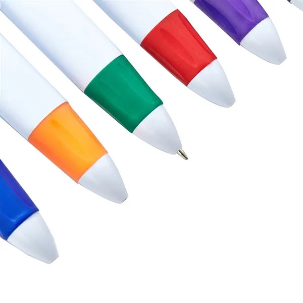 Four-color Ballpoint Pen With Buckle