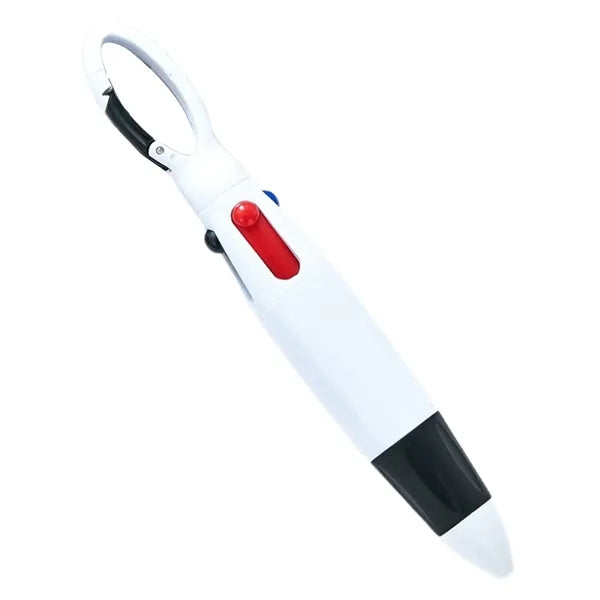Four-color Ballpoint Pen With Buckle