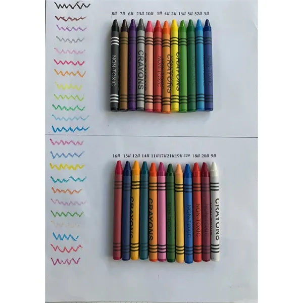 Kids 4-Packs Soy Wrapped Boxes Wax Crayons