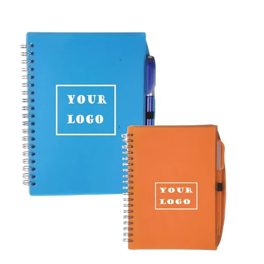 Spiral Bound Unlined Custom Notebook