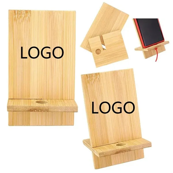 Bamboo Cell Phone Stand