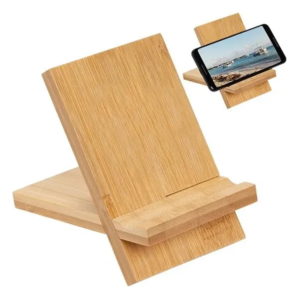 Bamboo Cell Phone Stand