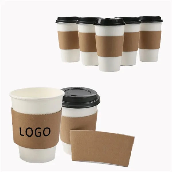 Disposable Corrugated Paper Insulated Thickened Cup Cover
