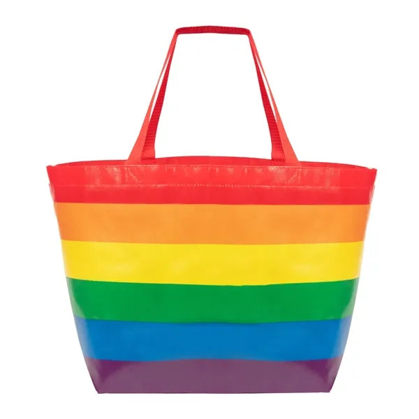 Rainbow Non-woven Shopping Tote Bag
