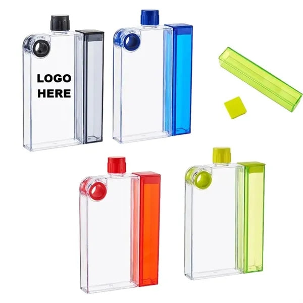 Creative Portable Clear Square Water Bottle
