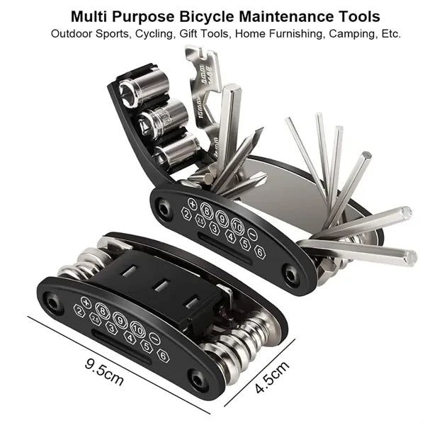 16-in-1 Folding Set Bike Repair Multi-Function Tools