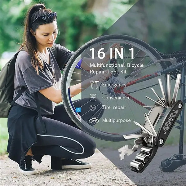 16-in-1 Folding Set Bike Repair Multi-Function Tools