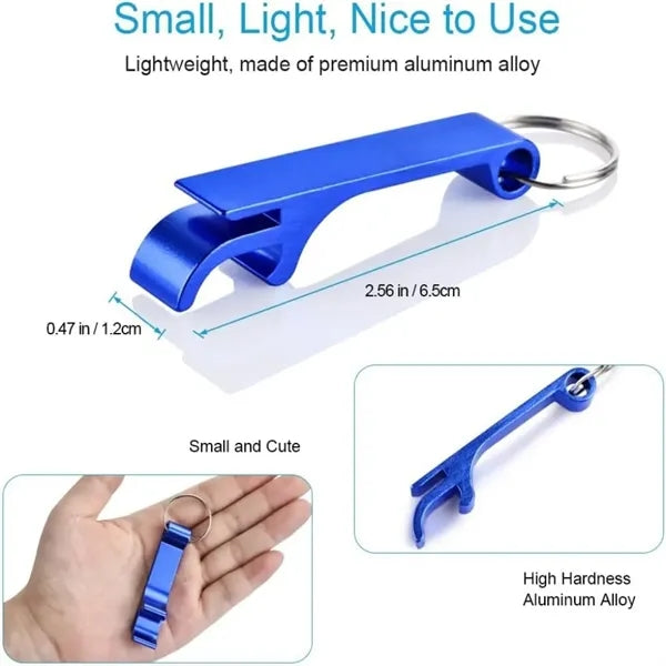 Aluminum Bottle Opener Keychains